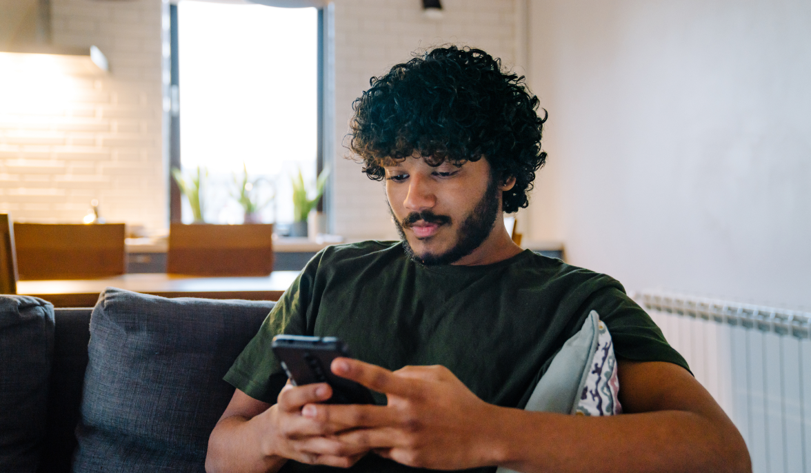 Person on phone
